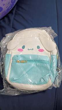 Sanrio Cinnamoroll Kawaii Mini Faux Leather Backpack Crossbody Bag